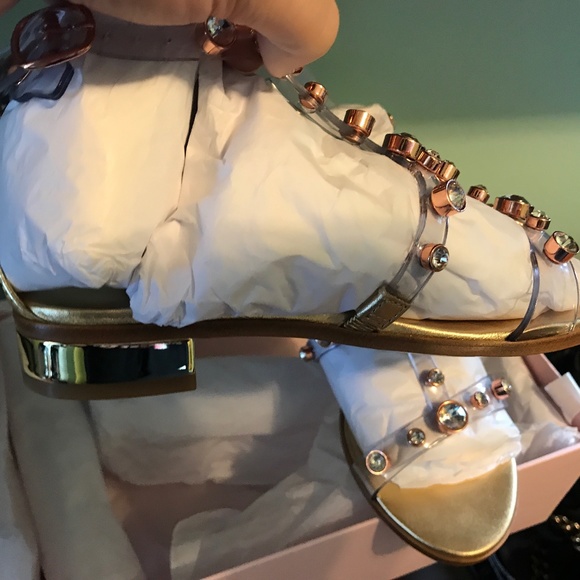 Brand New Sophia Webster Dina Gem Flat Sandal - Picture 8 of 9